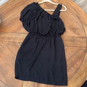 Black one shoulder BCBGeneration dresss